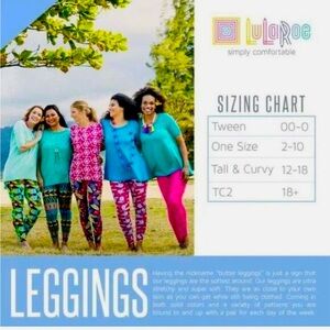 LulaRoe Leggings- Set of 4